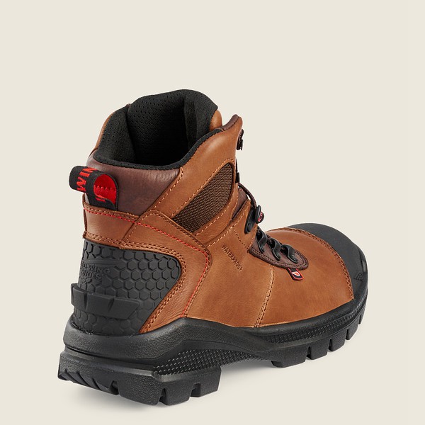 Red Wing Safety Boots Crv™ - 6-Inch Waterproof Toe - Brune/Svart - Herre 2970-SYJMI